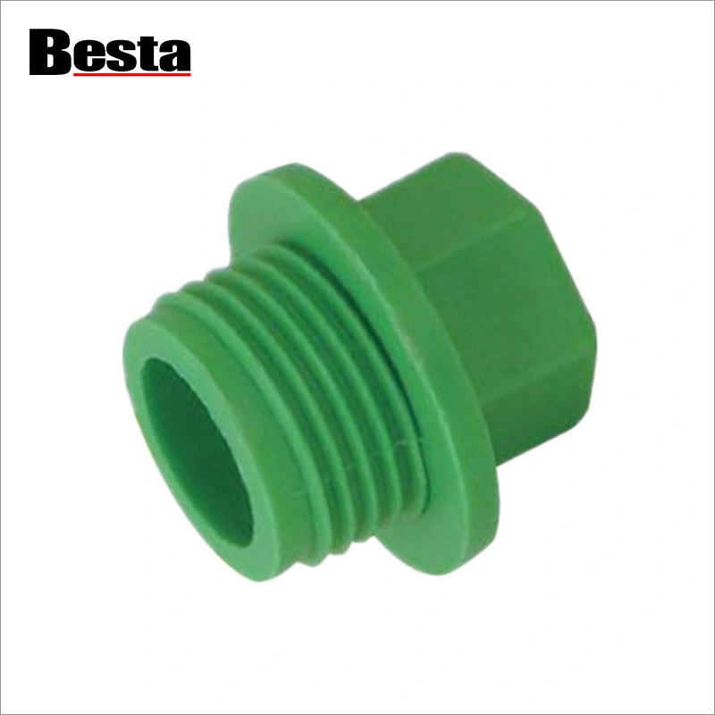 PPR Plastic Fitting Thread Plug - معرفی شاخه های رزوه ای